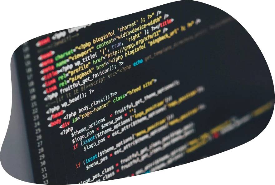 digital web agency coding foreground image